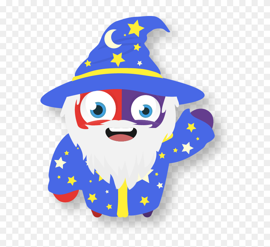 Emile Wizard- Grammar Game - Cartoon Clipart