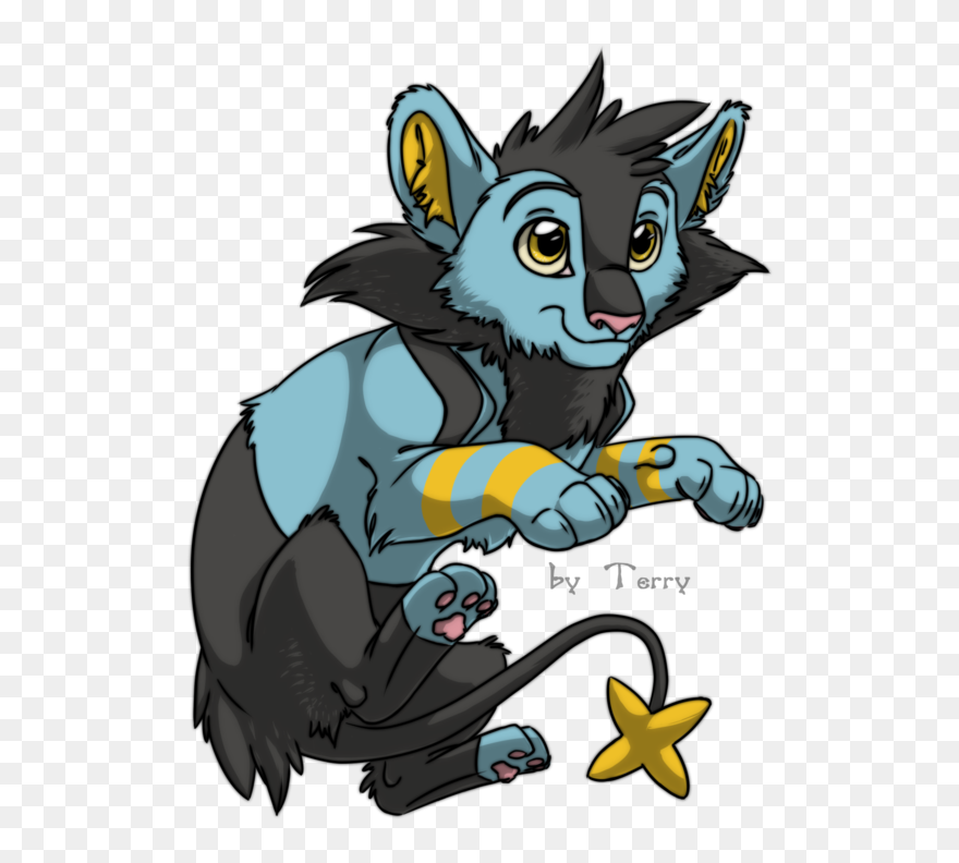 Luxio By Iguana In Darkness - Lion Pokemon Clipart