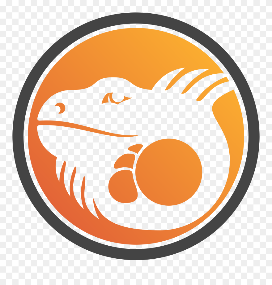Iguana Media Logo Clipart