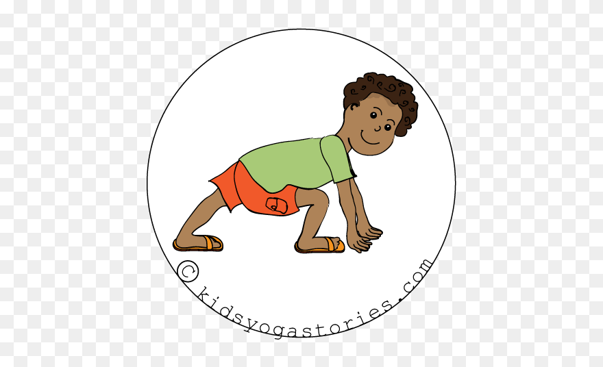 Bear Yoga Poses Kids Clipart
