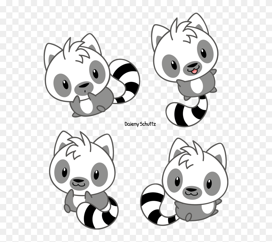Lemur Drawing, Picture - Cute Lemur Drawing Clipart