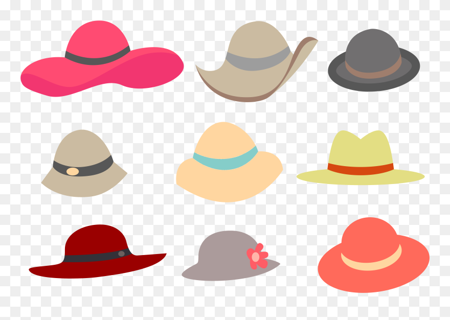 Straw Hat Clipart Cowboy Indian - Straw Hat - Png Download