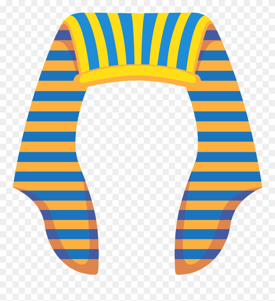 Pharaoh Headdress Clipart - Png Download
