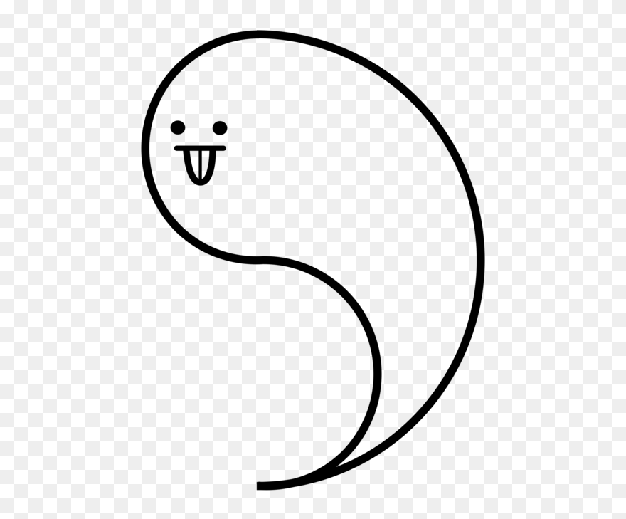 Emotion,line Art,head - Ghosts Cartoon Drawing Step By Step Clipart