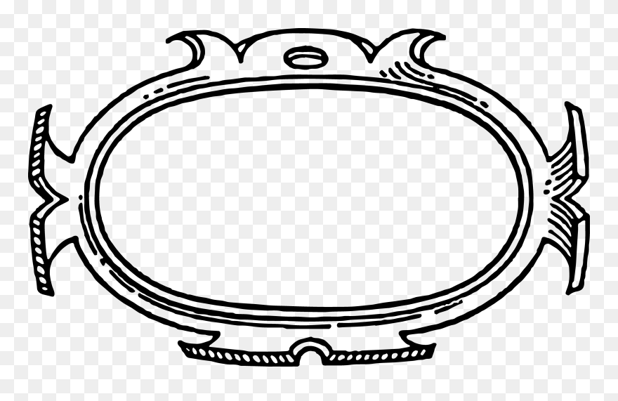 Vector Frame Clipart Black And White - Transparent Vintage Frame Png Vector