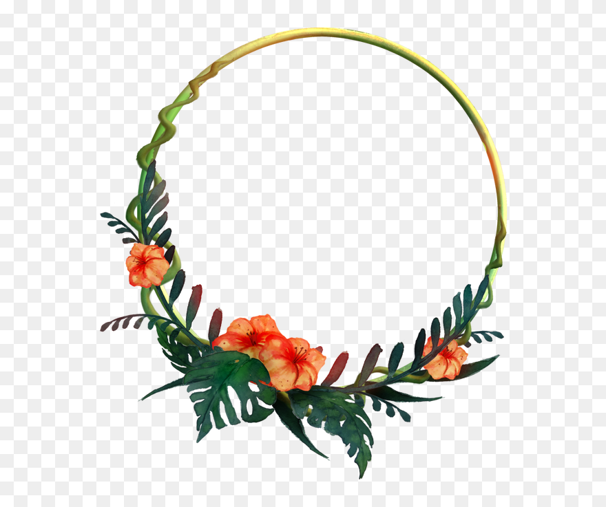Frames Transparent Exploring Mars - Tropical Transparent Floral Png Clipart