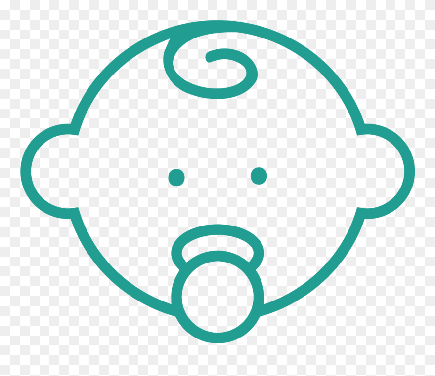 Transparent Obesity Clip Art - Transparent Background Baby Icon - Png Download
