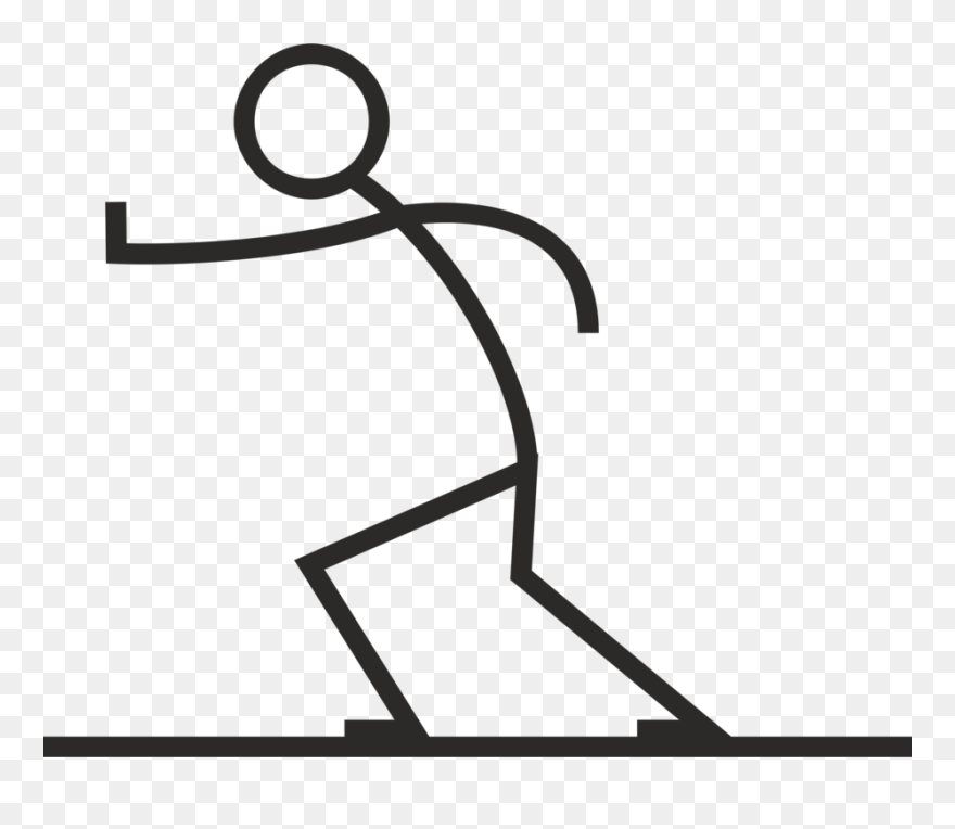 Angle,area,monochrome Photography - Transparent Background Stick Figure Png Clipart