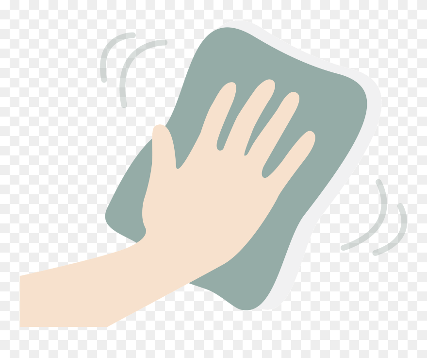 手 イラスト フリー 拭く Clipart