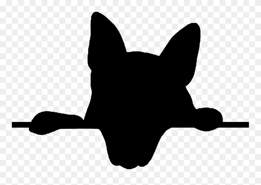 Transparent Boxer Dog Clip Art - German Shepherd Dog Head Silhouette - Png Download