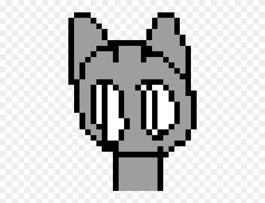 Pixel Art Cute Ghost Clipart