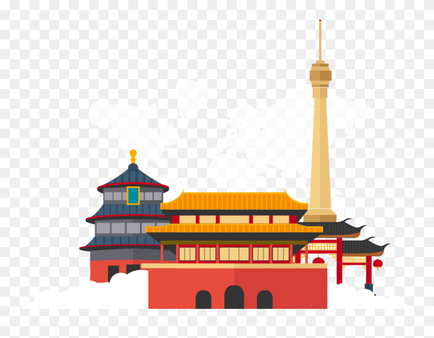 China Visa Vector Clipart