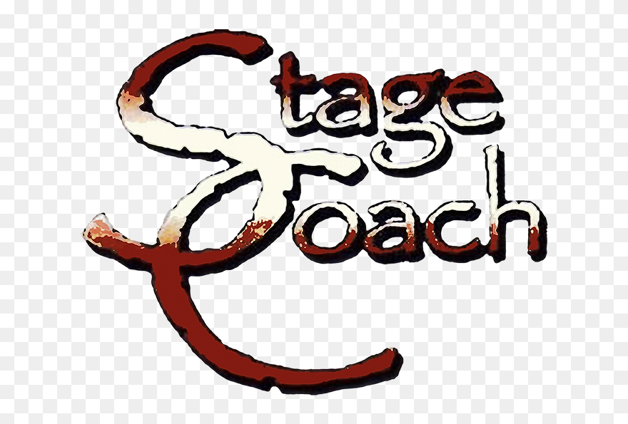 Stagecoach - Calligraphy Clipart
