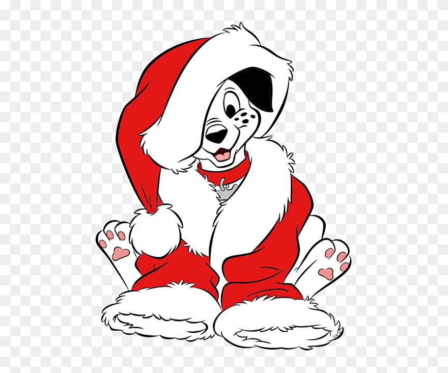 101 Dalmatians Christmas Clip Art - 101 Dalmatians Christmas Clipart - Png Download