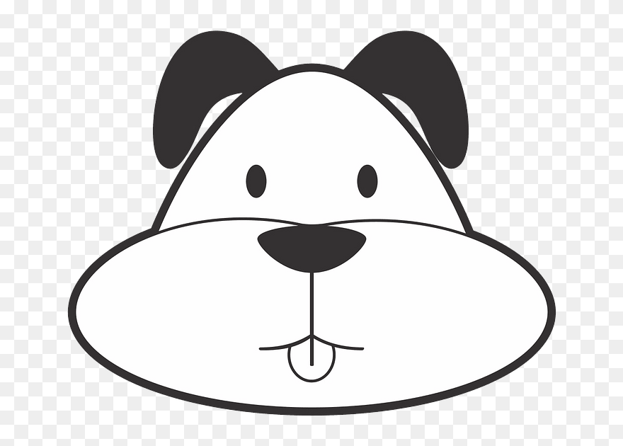 Cartoon Dog Face Clipart - Cartoon - Png Download