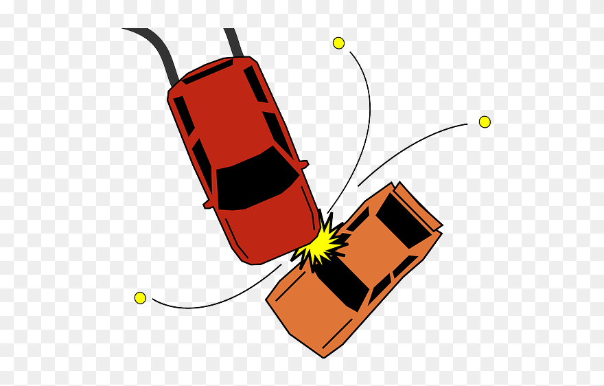 T-bone Accident, Car Accident Attorneys - Car Crash Clip Art - Png Download