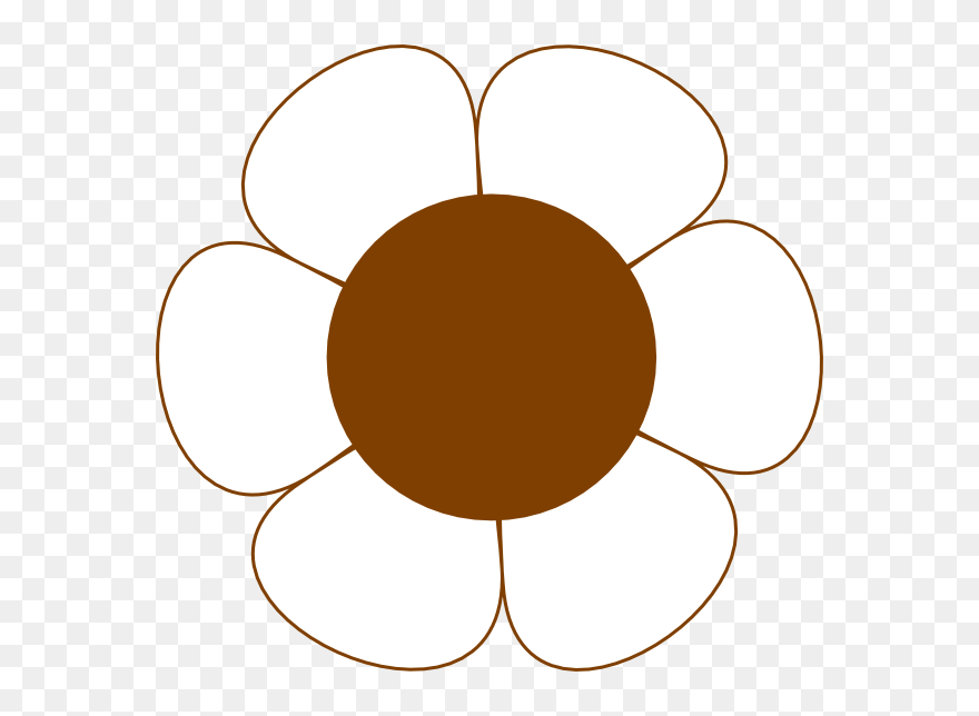 Brown Flower Clipart Clip Free Brown Flower Clip Art - Brown Flower Clip Art - Png Download