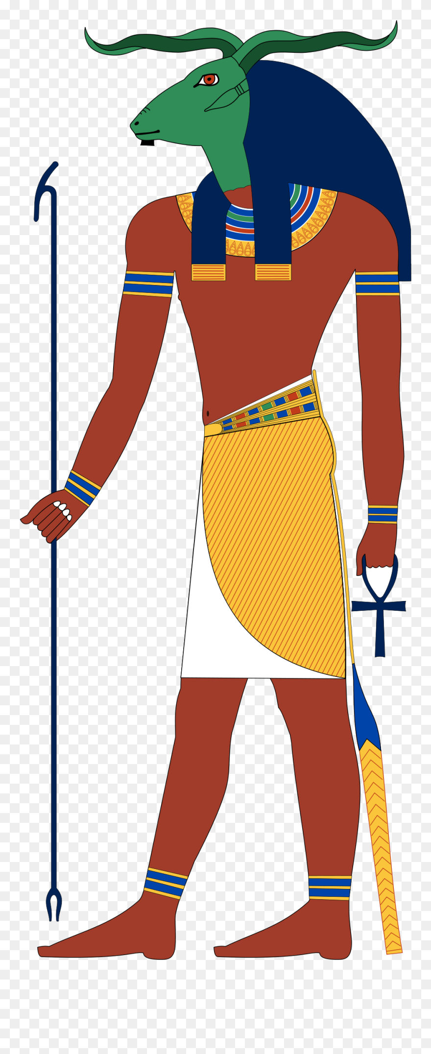 Khnum Egyptian God Clipart