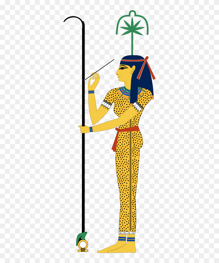 Seshat Egyptian Goddess Clipart