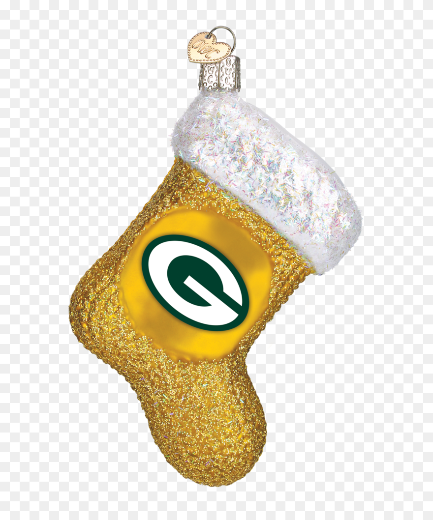 Green Bay Packers Stocking Ornament , Png Download - Locket Clipart