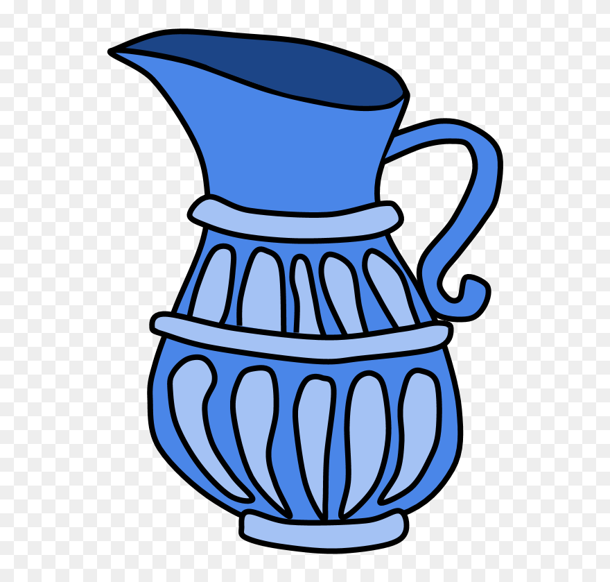 Jug Of Oil, Hanukkah, Light Blue - Oil Clipart Hanukkah - Png Download