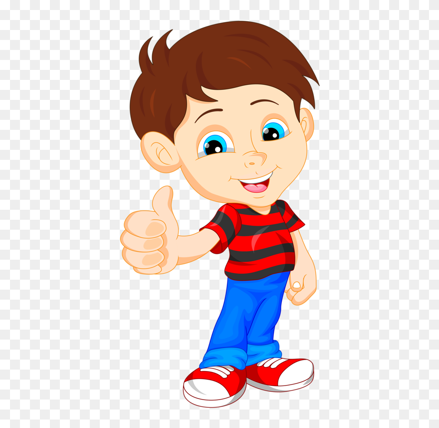 Boy Thumbs Up Clipart - Png Download