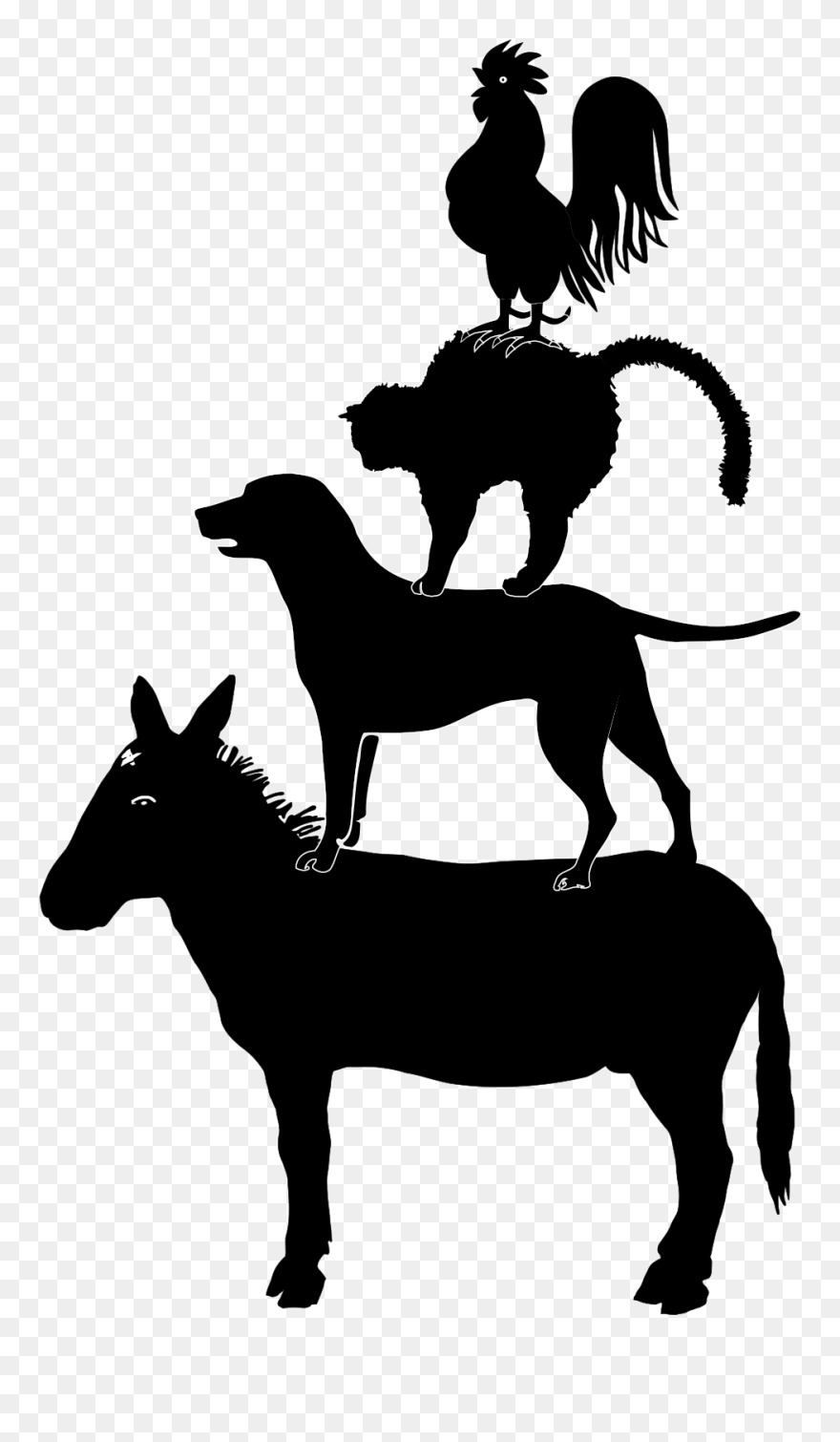 Town Musicians Of Bremen Art Clipart