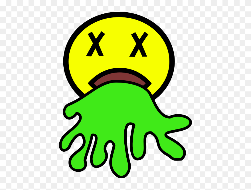Vomit - Throwing Up Icon Transparent Clipart