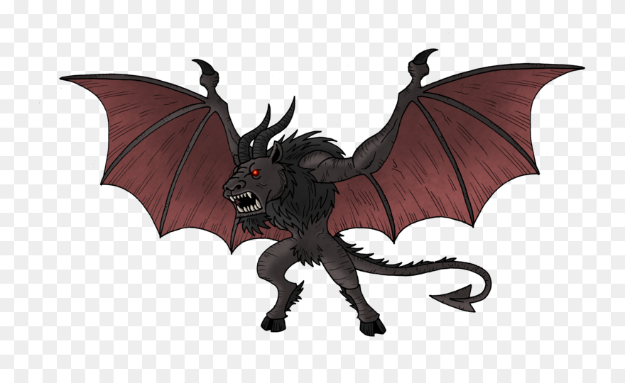 The Jersey Devil Dragon Demon - Jersey Devil Png Clipart