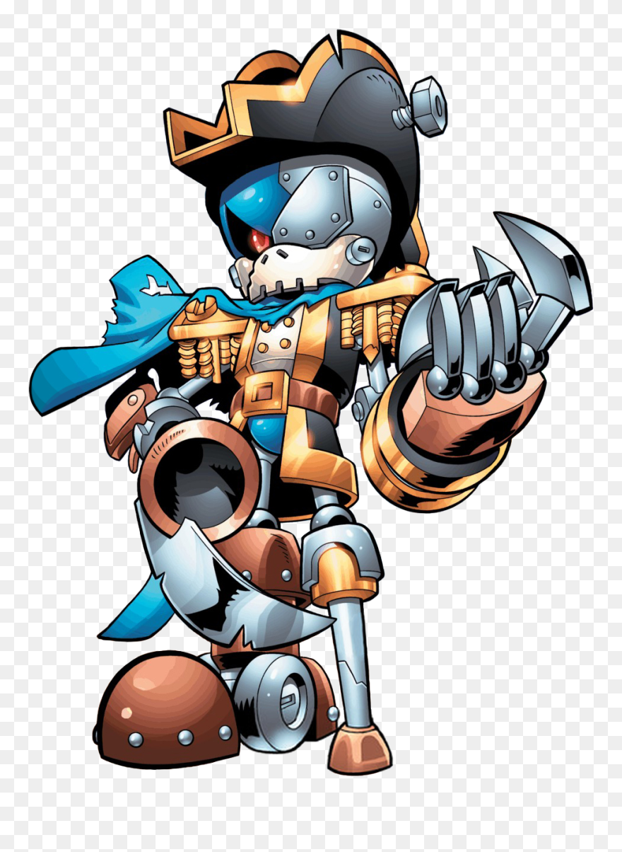 Sonic News Network - Sonic Captain Metal Clipart