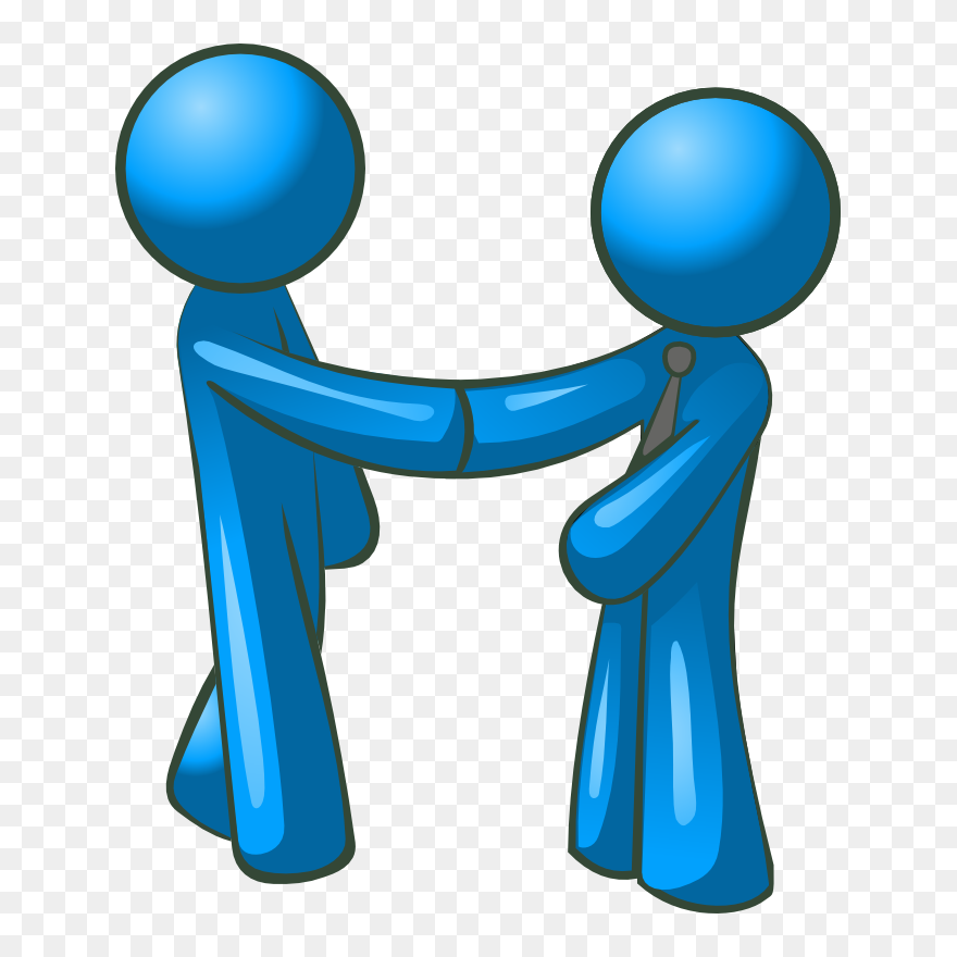 People Shaking Hands Clip Art - Shaking Hands Clip Art - Png Download