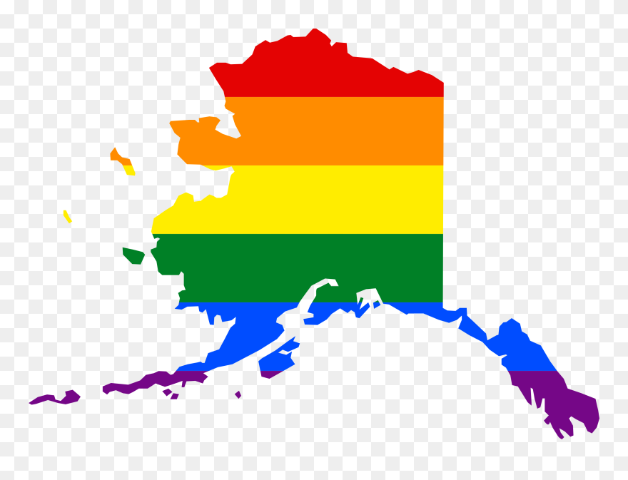 Simple Alaska Map Clipart