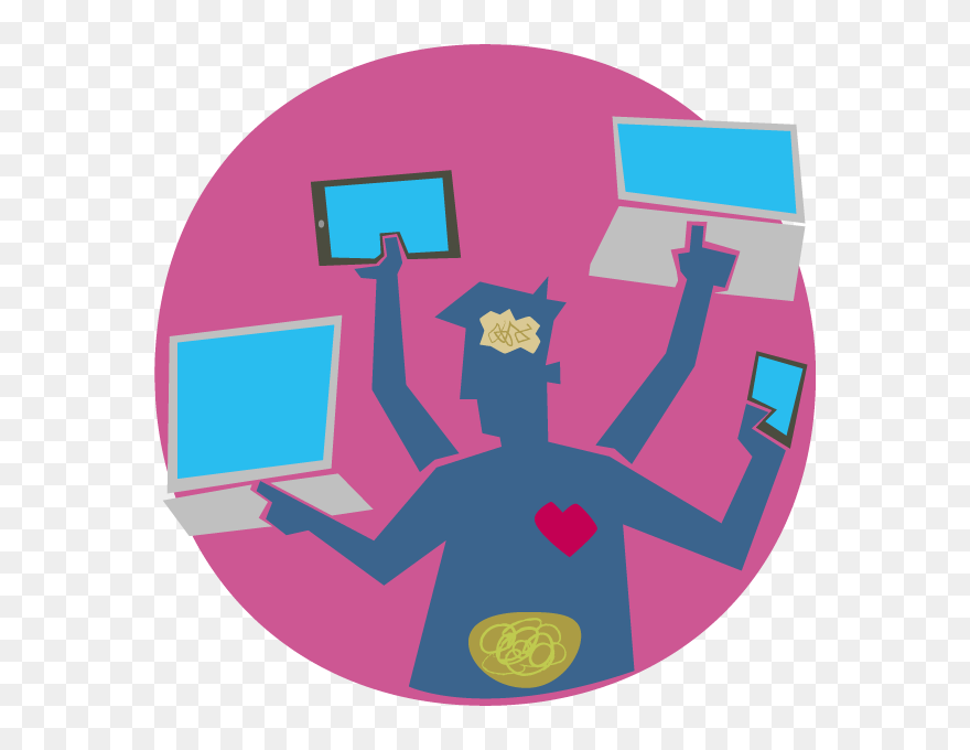 4 Arm Sysadmin Busy Clipart Svg Library Library Humanops - Emblem - Png Download