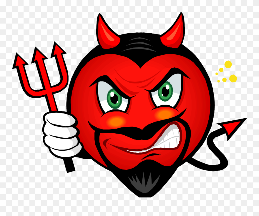 Demon Clipart Devil Face - Devil Face Clipart - Png Download