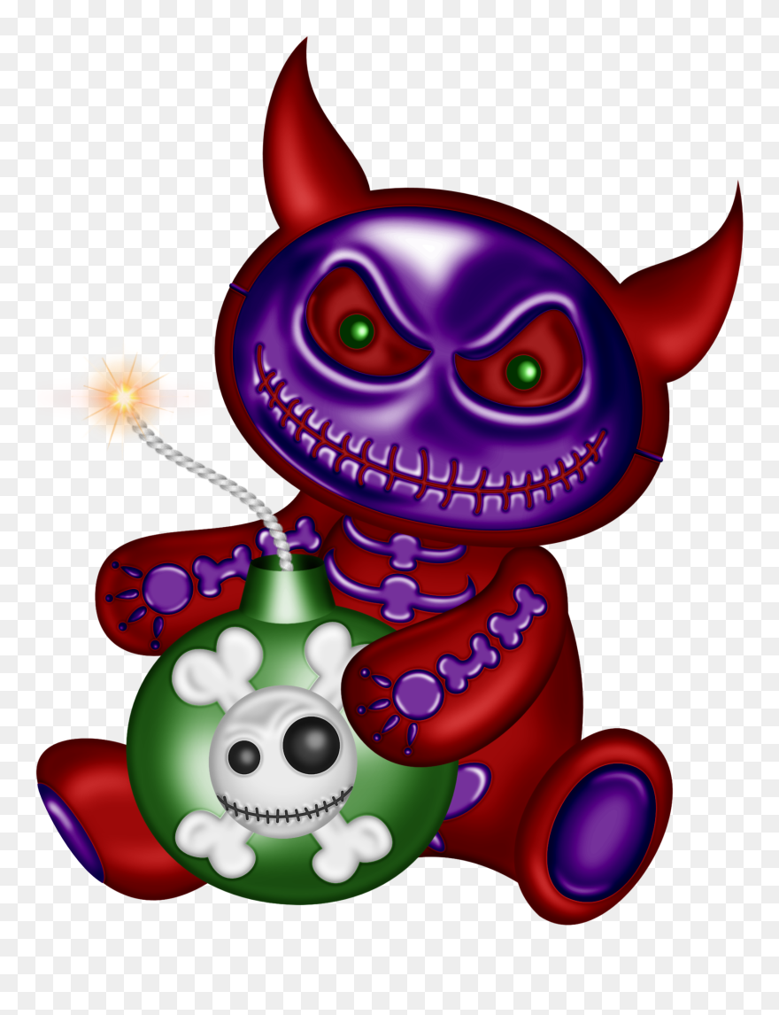 Monsters Clipart For Halloween - Png Download