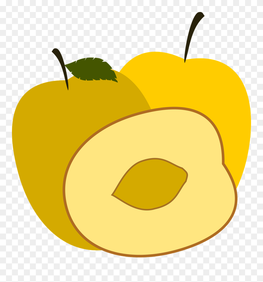 Yellow Plum Graphics Clipart