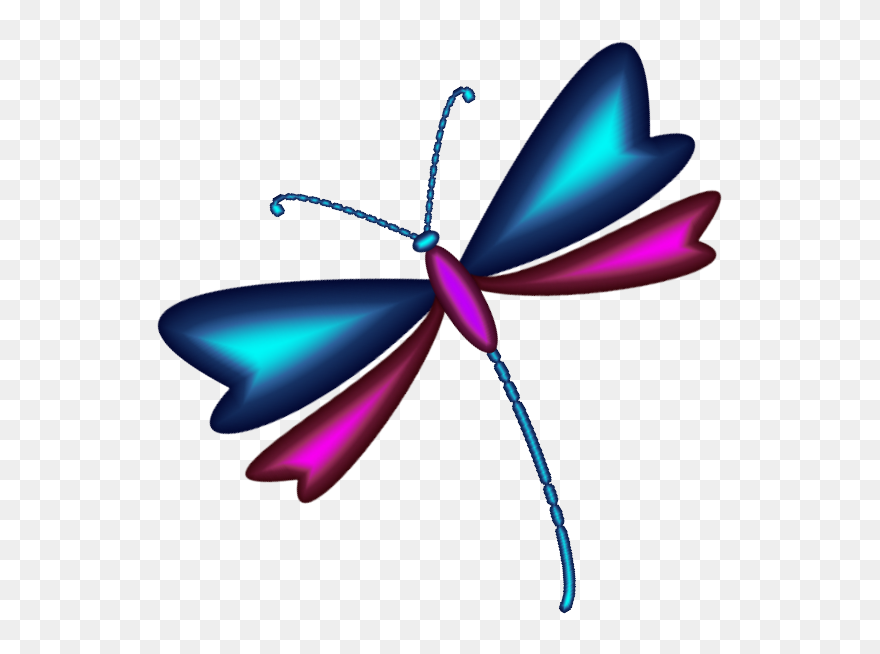 Free Clip Art Transparent Background Dragonfly - Png Download