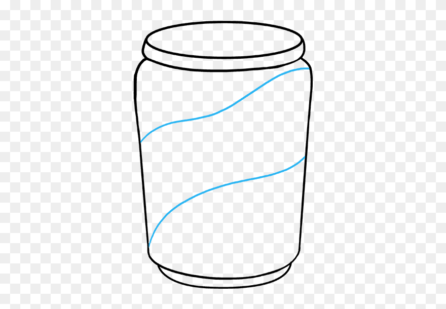 How To Draw A Soda Can - Easy To Draw Can Clipart