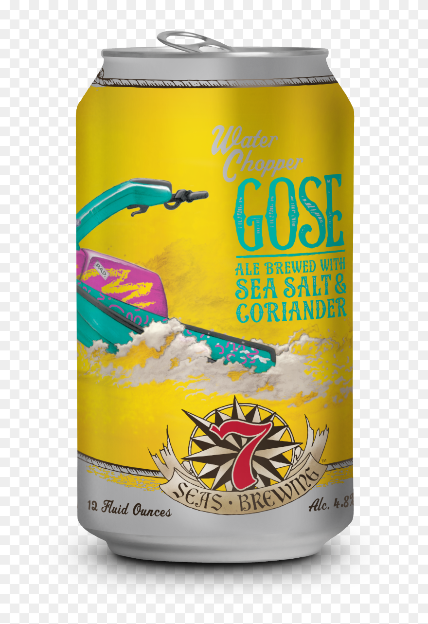 7 Seas Brewery"s Gose Craft Beer Can Design - 7 Seas Gose Clipart