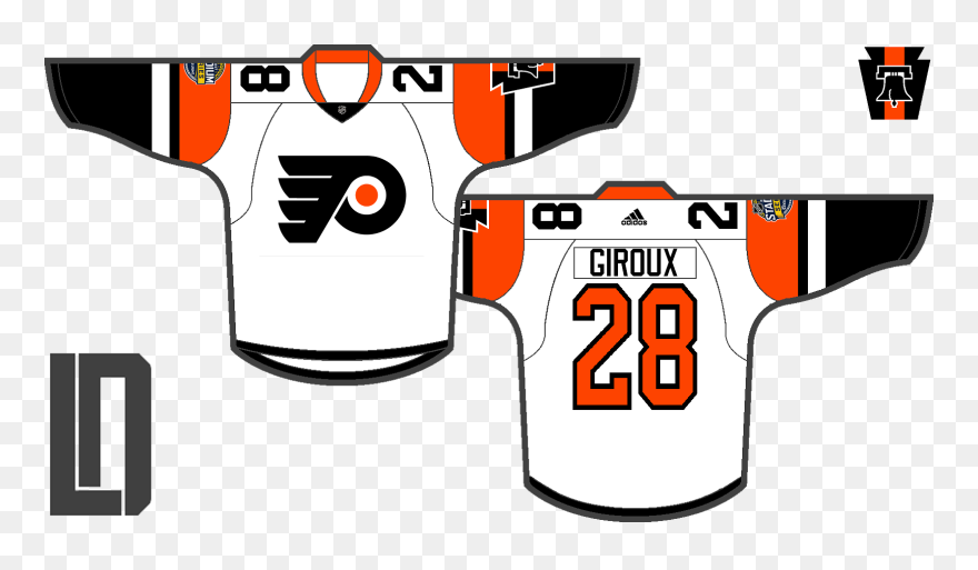 Fan Clipart Jersey Day, Fan Jersey Day Transparent - Philadelphia Flyers - Png Download