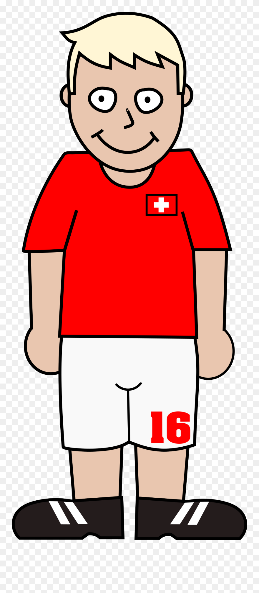 Red Football Jersey Clipart Graphic Clipart - Costa Rican People Clipart - Png Download