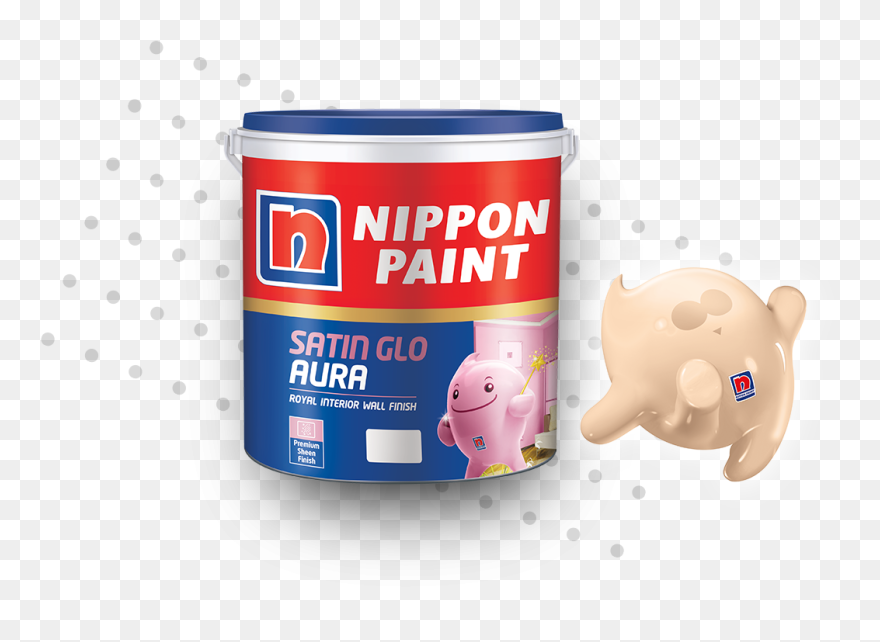 Satin Glo Aura - Nippon Paint Spotless Nxt Clipart