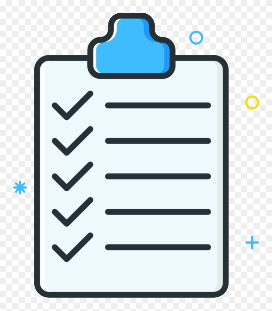 Vector Checklist Png Free Download - Checklist Png Clipart