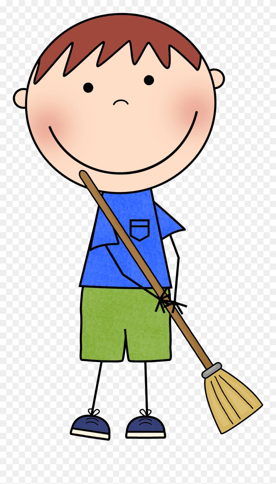 Student Messenger Clipart - Clean Up Clip Art - Png Download