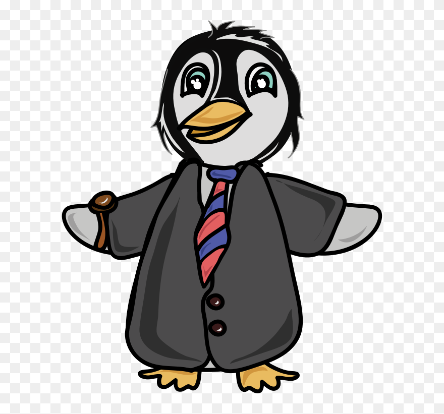 Working Penguin - Penguins Clipart