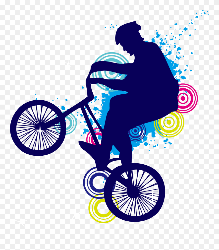 Clipart Bicycle Bike Bmx - Bmx Clipart Png Transparent Png