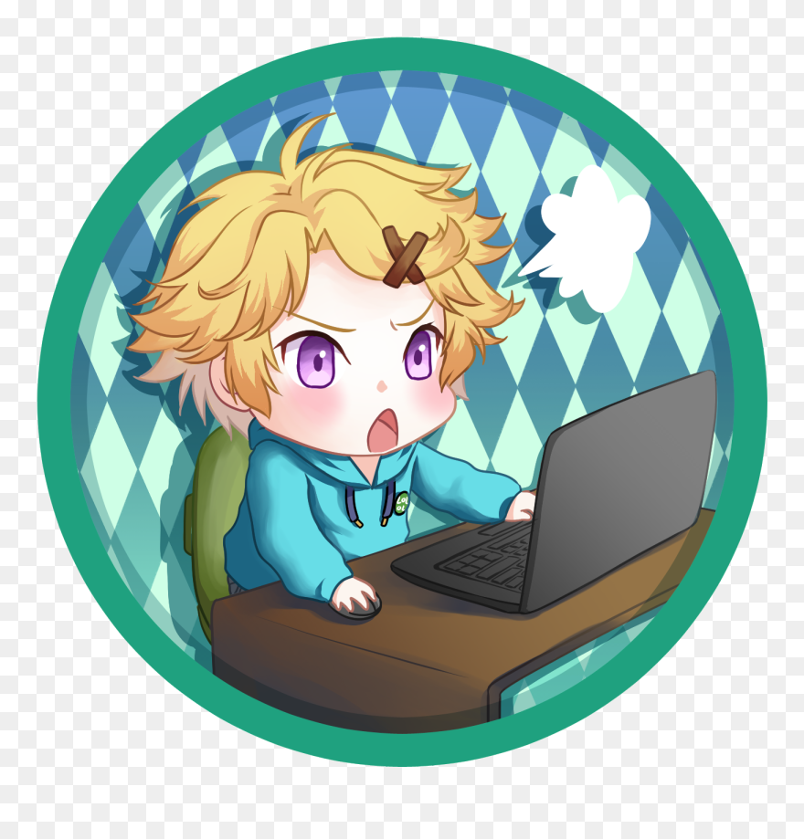 Mystic Messenger Yoosung Playing Clipart