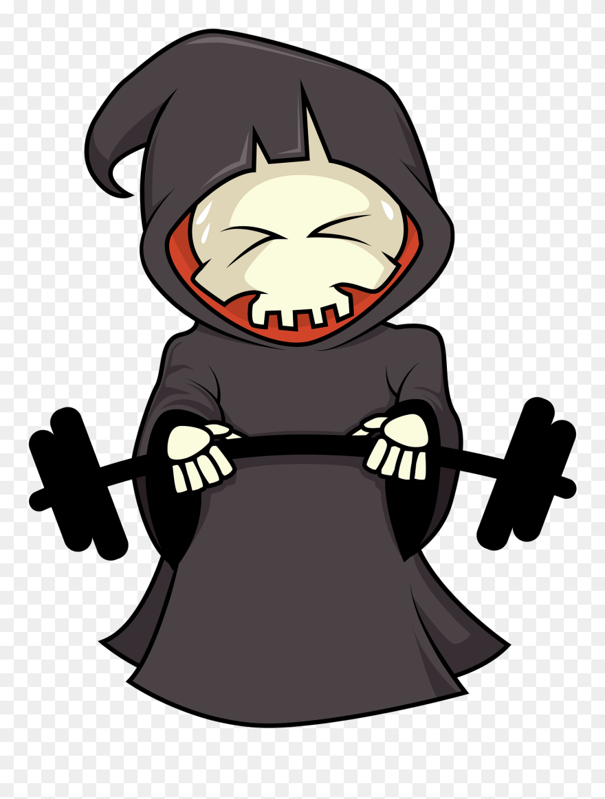 Gym Funny Cartoon Clipart