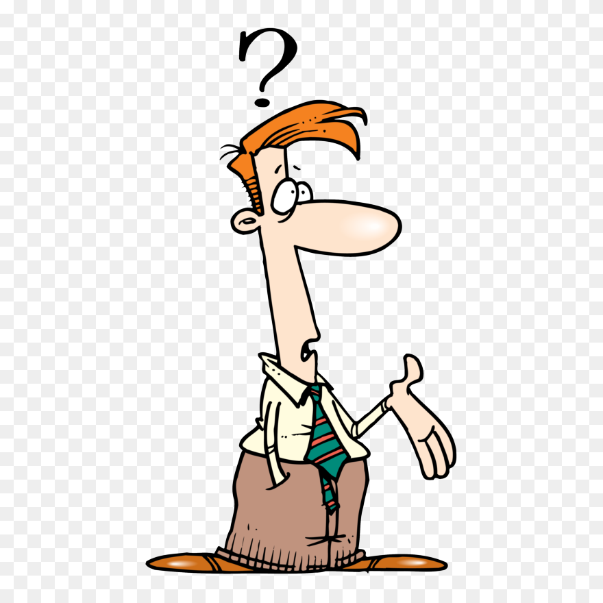 Red Royalty-free Clip Art - Confused Cartoon Royalty Free - Png Download