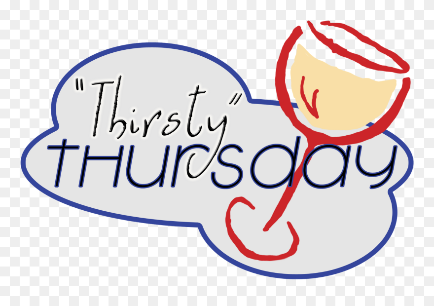 Bringing In The New Year - Thirsty Thursday Clip Art - Png Download